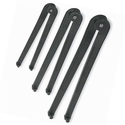 6 1/4-10 3/8 Williams Black Adjustable Face Spanner Wrench Set 3 Pcs in