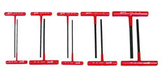 3/32"-3/8" Williams Black Cushion Grip T-Handle Hex Driver Set 10 Pcs - JHWWSHKT-10