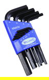 1.5-10.0MM Williams Black Ball Hex Style Hex Key Set Long 9 Pcs - JHW13609