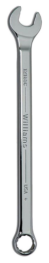 7/16" Williams Satin Chrome SUPERCOMBO Combination Wrench 12 PT - JHW1214SC