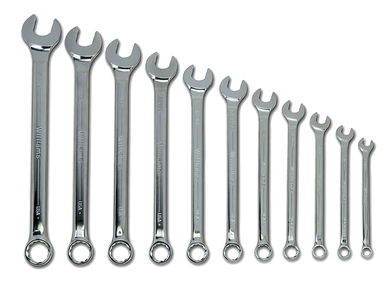1 5/16"-2 1/2" Williams Polished Chrome SUPERCOMBO Combination Wrench Set 16 Pcs in Pouch - JHWWS-1176