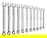 3/8"-7/8" Williams Polished Chrome SUPERCOMBO Combination Wrench Set 11 Pcs - JHWWS-SC11