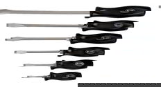3/16 - 3/8" Williams Endurogrip Keystone Slotted Screwdriver Set 6 Pcs  - JHW100P-6SD