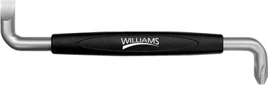 # 3 x # 4 Williams Satin Chrome Offset Screwdriver 8" - JHW24105