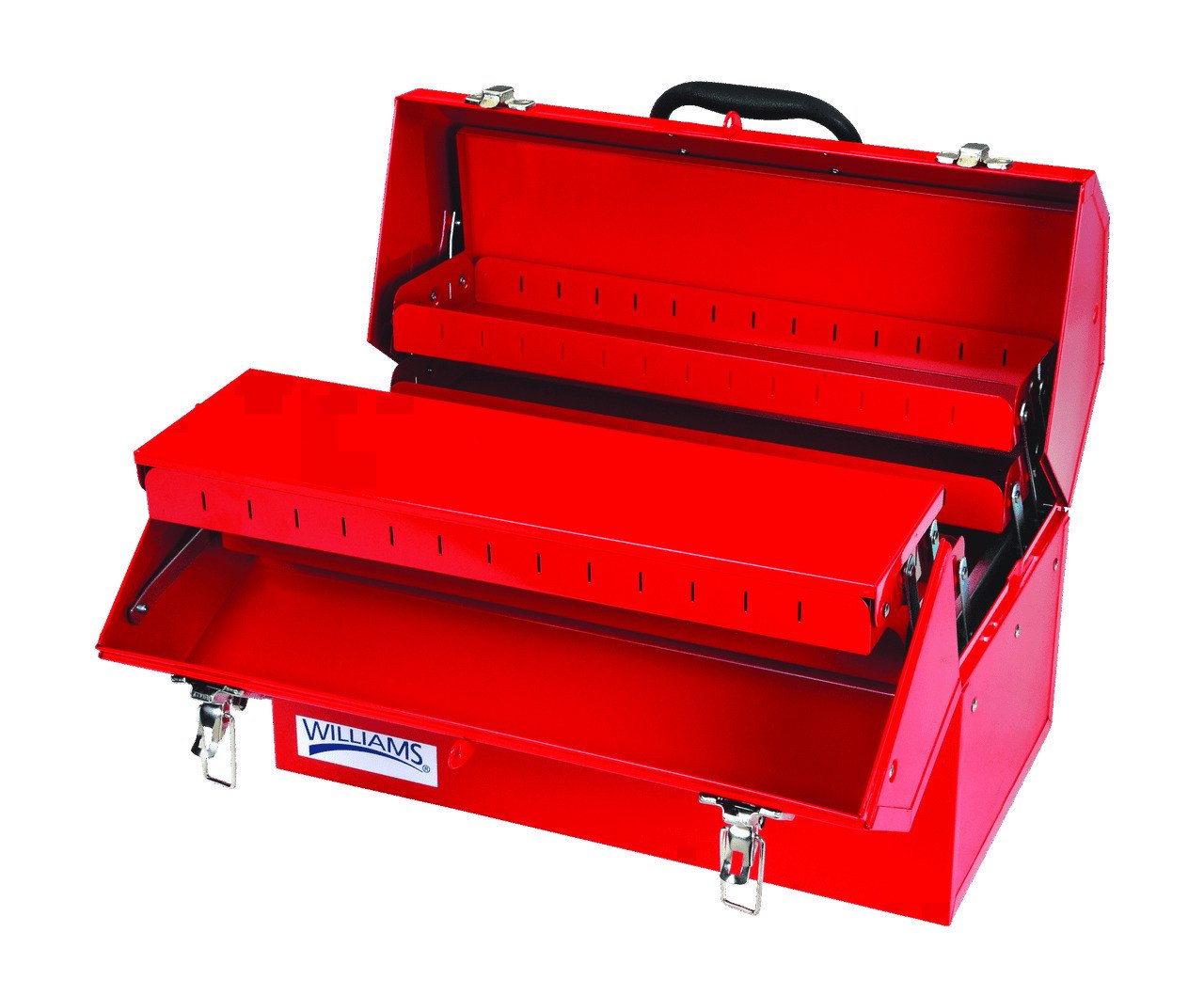 Cantilever Red Tool Box with 4 Trays