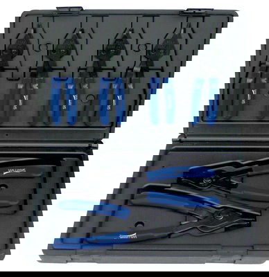 0.038 - 0.070" Williams Combination Internal/External Snap Ring Pliers Set 6 Pcs - JHWPL-1606