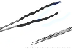 11" Williams Extra Long Reach Chain Nose Pliers with Double-Dipped Plastic Handle - JHWPL-211C