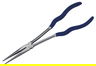 11" Williams Extra Long Reach Chain Nose Pliers with Double-Dipped Plastic Handle - JHWPL-211C