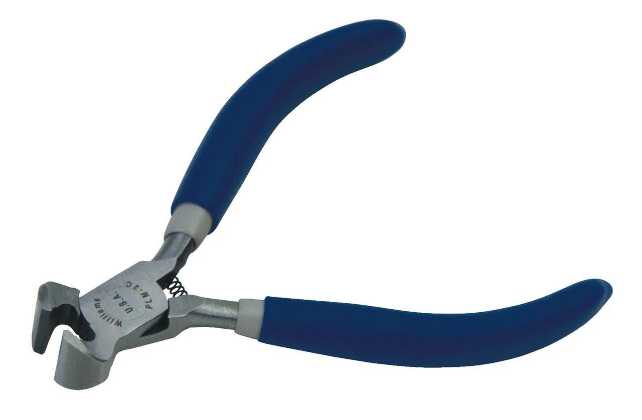 4 1/2" Williams End Cutting Nippers with Double-Dipped Plastic Handle - JHWPLM-2C