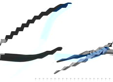 4 1/2" Williams Needle Nose Pliers with Double-Dipped Plastic Handle - JHWPL-114CS