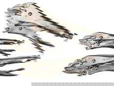 5 - 10" Williams Locking Pliers Set 3 Pcs - JHW23072