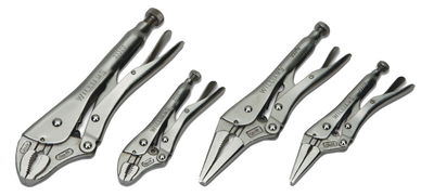 5 - 9" Williams Locking Pliers Set 4 Pcs - JHW23074