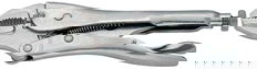 5" Williams Curved Jaw with Wire Cutter Locking Pliers - JHW23301