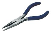 7 1/2" Williams Chain Nose Pliers with Double-Dipped Plastic Handle - JHWPL-77C