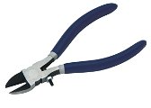 7 1/2" Williams Plastic Cutting Diagonal Pliers with Double-Dipped Plastic Handle - JHWPL-49C