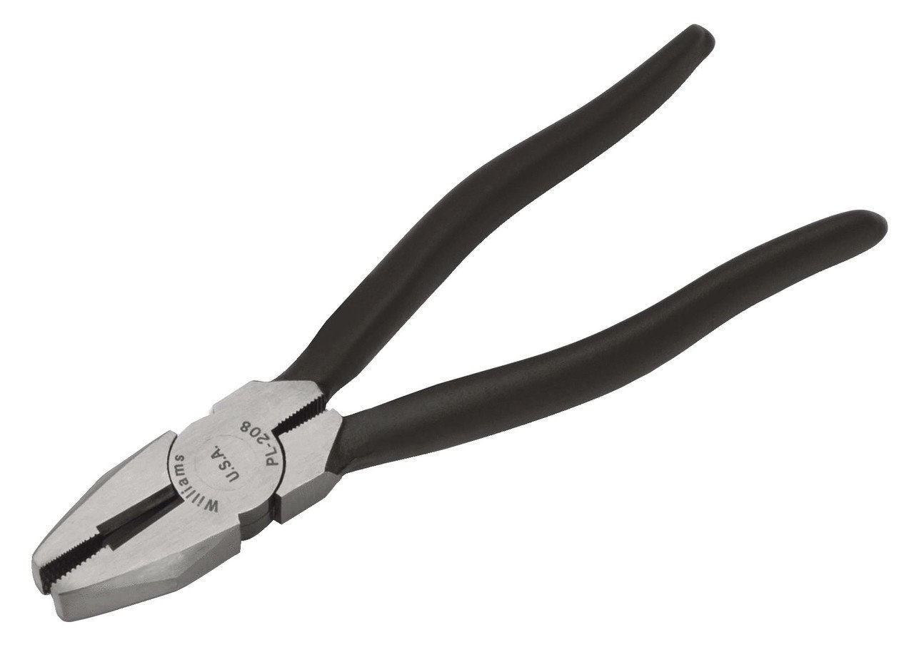 8 1/2" Williams Industrial Grade Linesman??s Pliers Supplied Without Grips - JHWPL-208