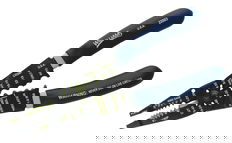 8 1/4" Williams Multi-Purpose Combination Wire Tools Double-Dipped Plastic Handle with Curved Wire Cutter - JHW23503