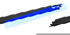 Williams Blue Plastic Socket Rail - 8" Length - JHWR-8BLUE