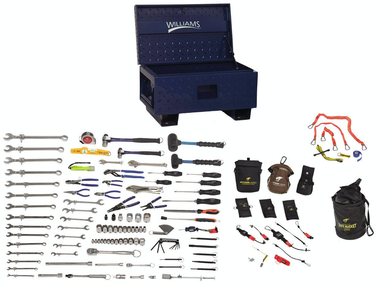 Williams Complete Tools at Height General Service Set with Tool Box 116 Pcs - JHWSC116THTB