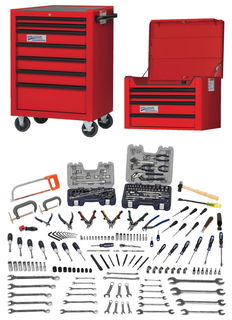 Williams Complete General Maintenance Tool Set with Tool Boxes 220 Pcs - JHWGMNTTB