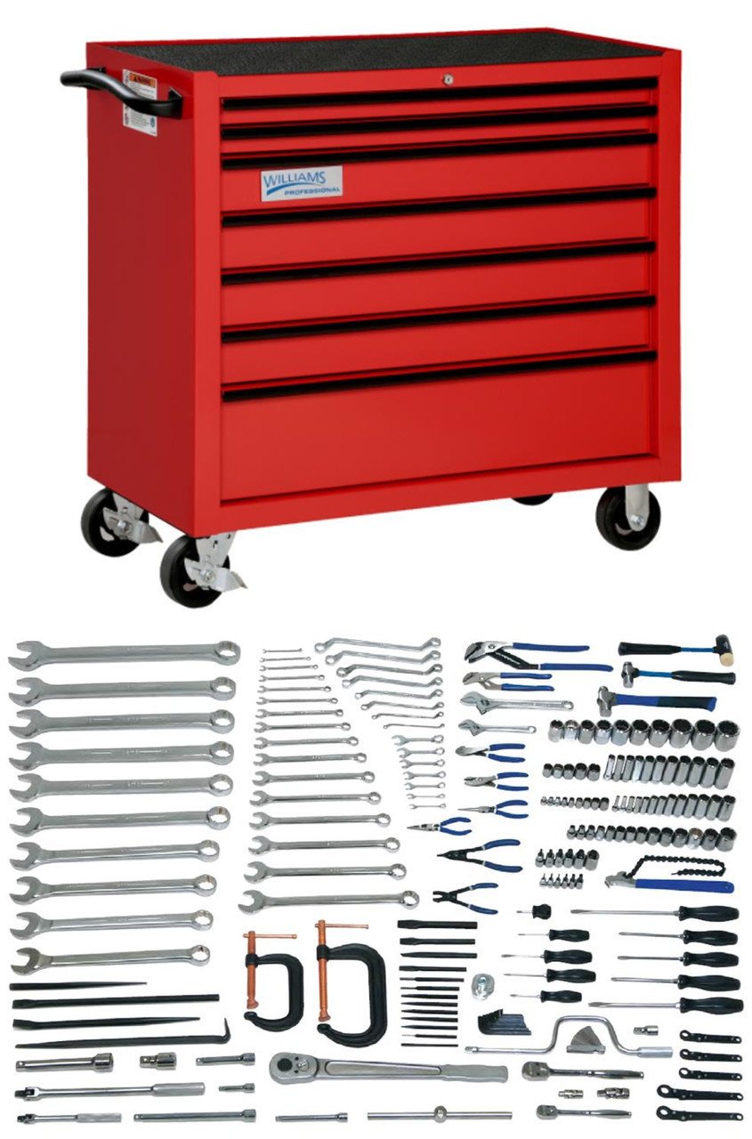 Williams Complete Heavy Duty Maintenance Tool Set with Boxes - JHWHDMNTTB