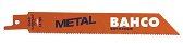 Bahco Bi-Metal Reciprocating Saw Blade For Cutting General Metal 14 TPI, 4", 10 Pack - BAH900414STT