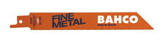 Bahco Bi-Metal Reciprocating Saw Blade For Cutting Fine Metal 24 TPI, 4", 10 Pack - BAH900424STT