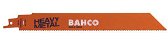 Bahco Bi-Metal Reciprocating Saw Blade For Cutting Heavy Metal 18 TPI, 6", 10 Pack - BAH900618HTT