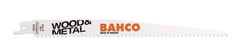 Bahco Bi-Metal Reciprocating Saw Blade For Cutting Wood And Metal 6 TPI, 6", 2 Pack - BAH900606ST2