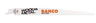 Bahco Bi-Metal Reciprocating Saw Blade For Cutting Wood And Metal 6 TPI, 6", 5 Pack - BAH900606ST5