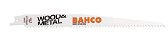 Bahco Bi-Metal Reciprocating Saw Blade For Cutting Wood And Metal 4/6 TPI, 6", 2 Pack - BAH900646SC2