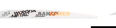 Bahco Bi-Metal Reciprocating Saw Blade For Cutting Wood And Metal 6 TPI, 12", 5 Pack - BAH901206SL5