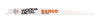 Bahco Bi-Metal Reciprocating Saw Blade For Cutting Wood And Metal 8/12 TPI, 12", 100 Pack - BAH901282SLH