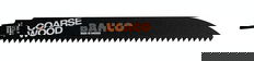 Bahco High Carbon Steel Reciprocating Saw Blade For Cutting Coarse Wood 5 TPI, 9", 2 Pack - BAH920905HL2
