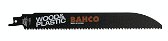 Bahco High Carbon Steel Reciprocating Saw Blade For Cutting Wood And Plastic 11 TPI, 9", 2 Pack - BAH920911HL2