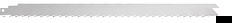 Bahco Stainless Steel Reciprocating Saw Blade For Cutting Meat And Ice 3 TPI, 12", 1 Pack - BAH941203MT1