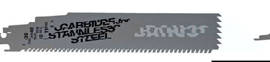 Bahco Carbon Tipped Reciprocating Saw Blade For Stainless Steel Cutting 10 TPI, 6", 1 Pack - 3946-150-10-HST-1P