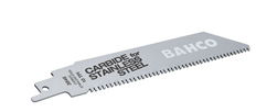 Bahco Carbon Tipped Reciprocating Saw Blade For Stainless Steel Cutting 10 TPI, 9", 1 Pack - 3946-228-10-HST-1P