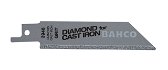 Bahco Diamond Grit Reciprocating Saw Blade For Cutting Wood, Cast Iron And Ceramic Grit TPI, 4", 1 Pack - 3946-100-DG-ST-2P