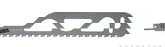 Bahco Carbide Tipped Reciprocating Saw Blade For Demanding Brick Cutting CB TPI, 18", 1 Pack - 3946-457-2-CB-1P