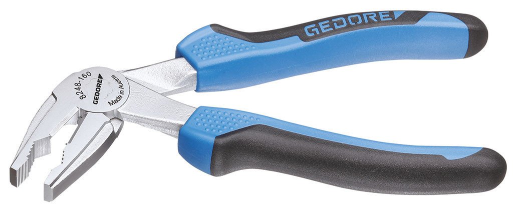 160 MM Gedore Combination Pliers Angled 2C - Handle - 2276585