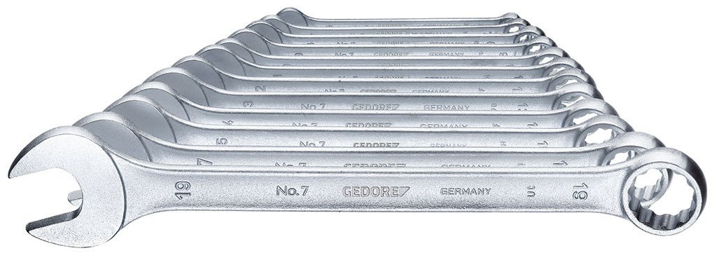 6 - 19 MM Gedore Combination Spanner Set 12 Pcs - 6091530