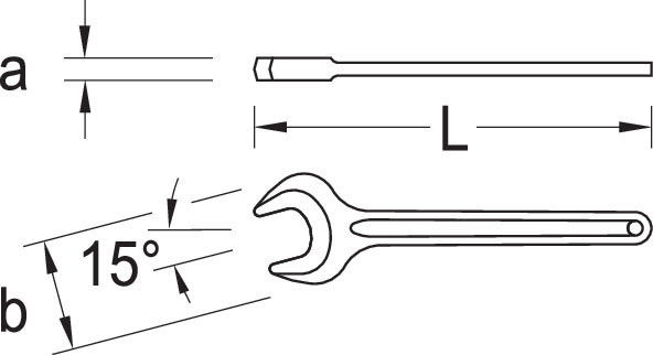 Gedore 36 store spanner