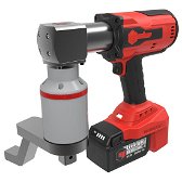 1" Dr 150 - 1000 Ft Lbs Norbar Auto 2-Speed Right Angle EvoTorque Cordless Torque Multiplier & Batteries  - 180473