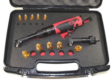 Sioux Tools SDR4A8SF-SRK Sealant Removal Kit with 90 and 45 Degree Angle Head | 0.4 HP | 800 RPM | 1/4"-28 Spindle Internal Thread