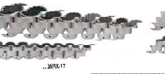 1 1/16 - 2 3/8" Williams 1" Dr Shallow Socket Set 12 Pt 17 Pcs - WSX-17