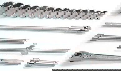 1 1/16 - 2 3/8" Williams 1" Drive Socket & Tool Set 12 Pt 19 Pcs - WSX-20