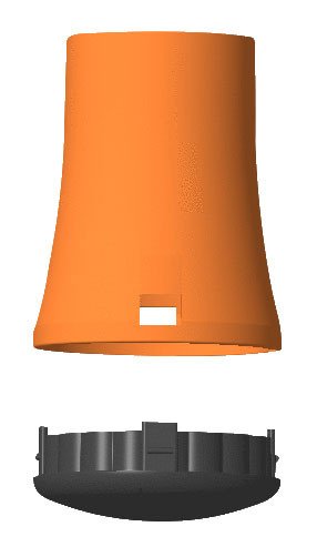 Bahco Spare Rubber Bumper and Inner Handle for Telescopic Top Pruner - RBCP230