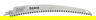 Bahco Reciprocating Curved Saw Blade for Medium Cut with 6.2 TPI 323 mm - 3943-C30-JTM