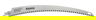Bahco Reciprocating Curved Saw Blade for Medium Cut with 6.2 TPI 323 mm - 3943-C30-JTM